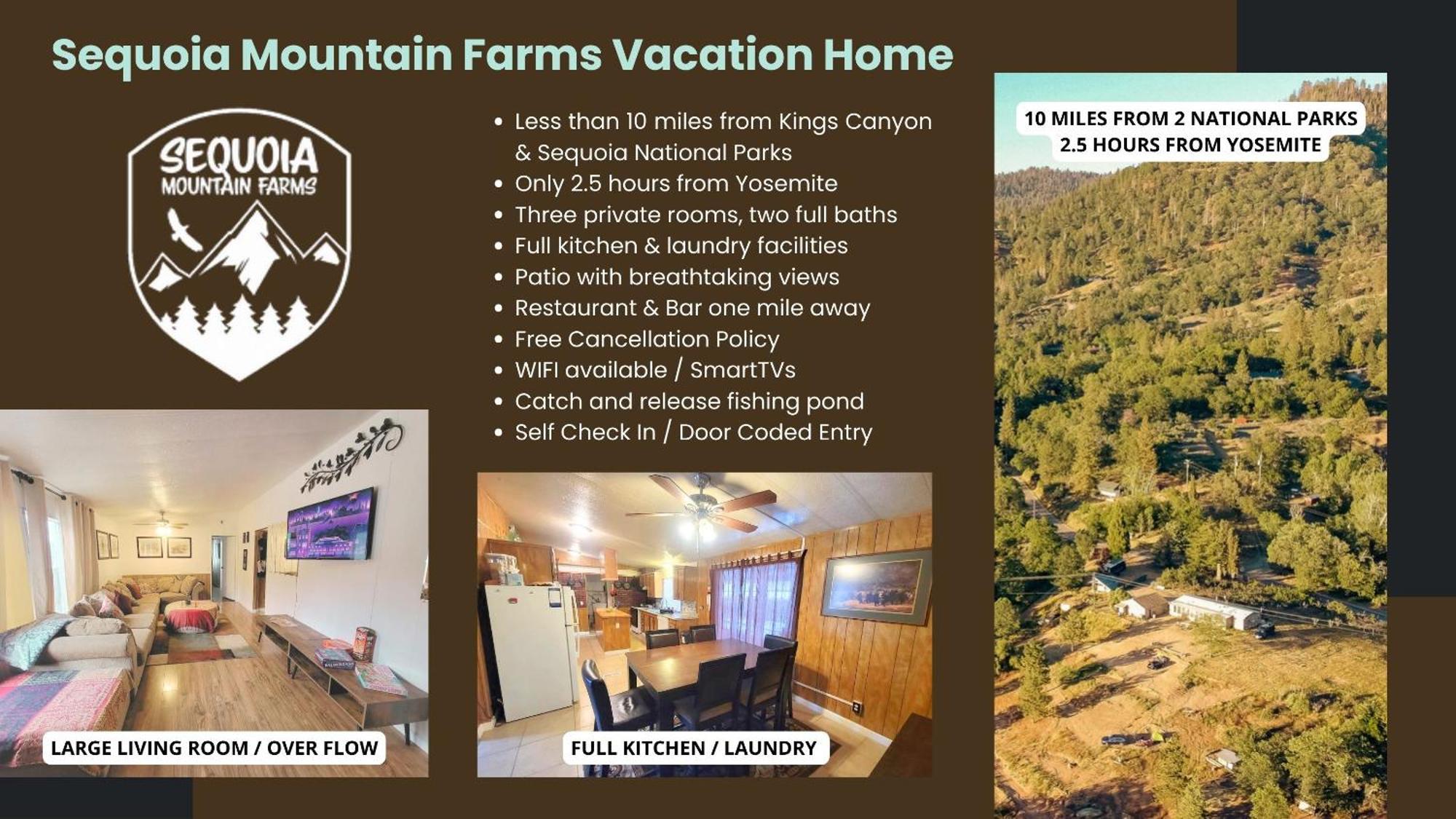 Campground At Sequoia Mountain Farms - Bring Your Own Tent Or Rv - No Bedrooms Or Beds Provided Miramonte Zewnętrze zdjęcie